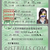 中国|驾照/驾驶证PSD模板China/Chinese Drivers License/DL/ps/photoshop/PSD（V2）