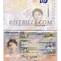 欧盟|Spain Passport西班牙护照PSD/photoshop/PS模板（V2版）