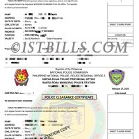 菲律宾无犯罪记录证明 Philippines Criminal Record Certificate