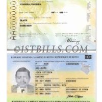 非洲| 肯尼亚新版护照 Kenya Passport Template PSD模板 (V2)