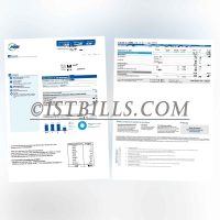 法国水电费账单 地址证明 Saurclient水费账单 法语地址证明 French utility bills (electricity and water bills), proof of address, Saurclient water bill, proof of address in French.