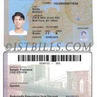 北美| 美国纽约ID卡/身份认证卡 USA PSD/photoshop/PS模板