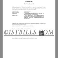 东南亚 印度尼西亚小微企业营业执照PDF模板 Indonesia Micro Company Certificate PDF