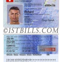 欧盟| 瑞士ID卡身份验证卡 Switzerland PSD/Photoshop/PS模板