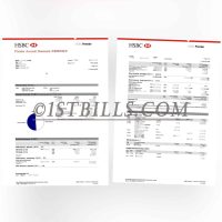 香港汇丰银行 卓越理财账户 资产证明账单 HSBC Premier Account Statement of Assets