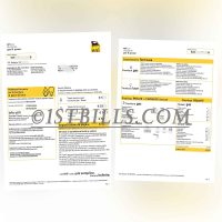 意大利地址证明 水电燃气费账单 eni电费天然气综合账单 Italian address proof: Electricity, water, and gas bills; ENI combined electricity and natural gas bill.