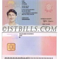 欧洲意大利居留卡/居住证/暂住证PS/PSD模板 Italy Residence Permit Template