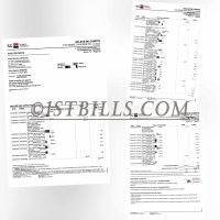法国北方信贷银行账单 地址证明 France Sg Credit Du Nord Bank Statement PDF