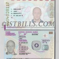 欧洲|北欧| 瑞典护照 Sweden Passport PSD/photoshop/PS模板（V1版）