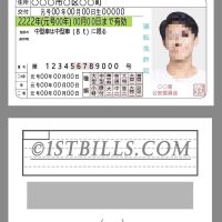 日本驾照/驾驶证PS/PSD模板（V1打印版）Japan Driver License Template