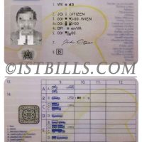 欧盟| 奥地利驾照/驾驶证PSD模板(V3) Austrian Driving Licence V3 PSD