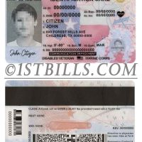 德克萨斯州美国身份证卡PS/PSD模板 USA Texas ID Card