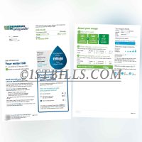 英国水费 地址证明 nwl账单 Northumbrian Water Limited UK water bill Proof of address NWL bill