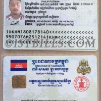 东南亚| 柬埔寨ID卡/居住证/身份证卡PSD模板 Cambodia /Photoshop/PS