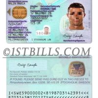 欧盟| 瑞典ID卡/身份验证卡 Sweden PSD/Photoshop/PS模板