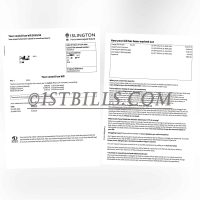 英国市政税单 UK Council Tax Bill