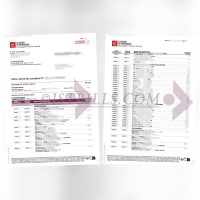 法国储蓄银行账单 CAISSE D'EPARGNE 地址证明 French savings bank statement CAISSE D'EPARGNE Proof of address
