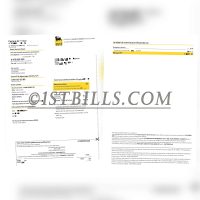 法国地址证明 水电费账单 ENI电费账单 地址证明 French address proof: Utility bill (ENI electricity bill), address verification.