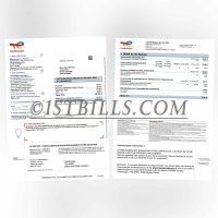 法国 TotalEnergies电费账单 地址证明 法语 France TotalEnergies Electricity Bill Proof of Address PDF