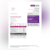 英国公司水电费账单 npower电费 地址证明 UK company utility bills, npower electricity bills, proof of address.