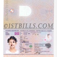 东欧|波罗的海 立陶宛护照| Lithuania Passport立陶宛护照PSD模板/photoshop/PS