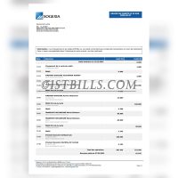 法国Sogexia银行账单 法国地址证明 Sogexia bank statement (France), proof of French address