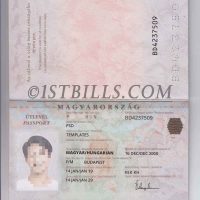 欧盟| 匈牙利护照 Hungary Passport Template PS/PSD模板