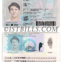 南美| 阿根廷身份证卡PSD模板 UNASUR| Argentina ID Card Template PSD