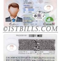 北美| 加拿大ID卡/身份证卡Canada\PSD/photoshop/PS模板