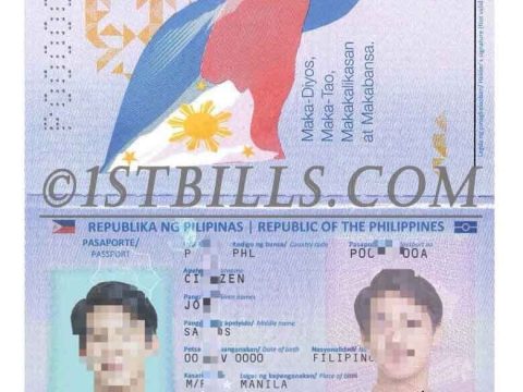 东南亚| 菲律宾新版护照PS/PSD模板（V3）Philippines Passport PSD