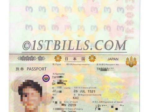 东亚|日本护照Japan Passport Template PS/Photoshop/PSD模板（V2版）