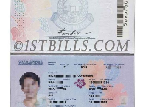 东南亚| 马来西亚新版护照PS/PSD模板（V3）Malaysia Passport PSD