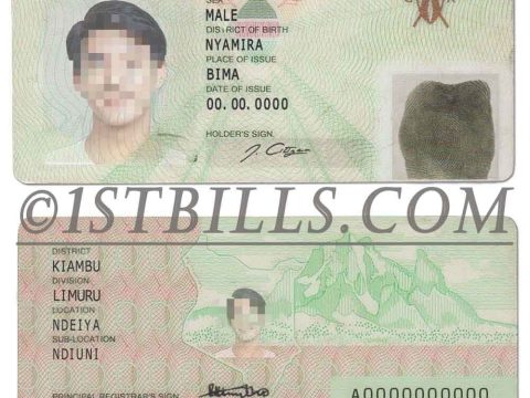 非洲| 肯尼亚身份证卡PS/PSD模板 Kenya ID Card Template