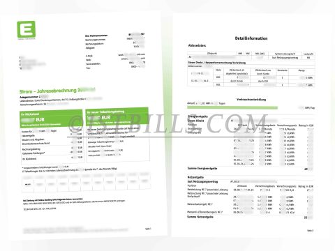 德国 e-steiermark 电费 地址证明 水电费账单 German e-steiermark electricity bill, proof of address, utility bills