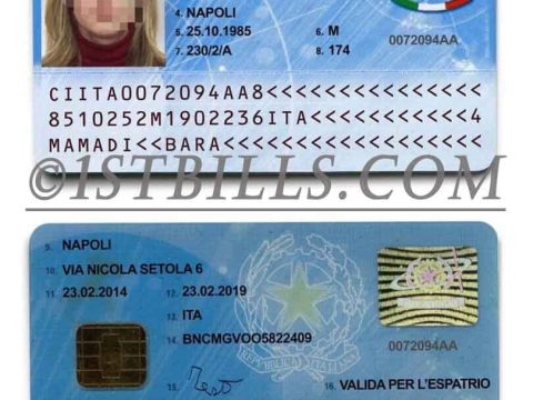 欧盟| 意大利ID卡/身份证卡 Italy PSD/photoshop/PS模板