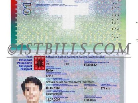 欧盟| 瑞士护照 Switzerland Passport PSD/photoshop/PS模板